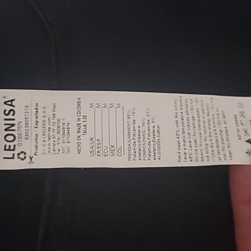 NWT Leonisa 018678N Open Bust Firm Compression Body Shaper Boyshort Womens med. - Picture 9 of 9